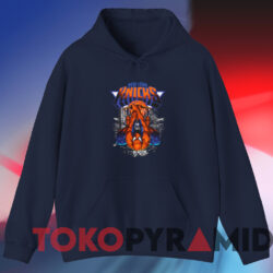 New York Knicks Spider-Man T-shirt 4 New York Knicks Spider man T shirt Navy Hoodie