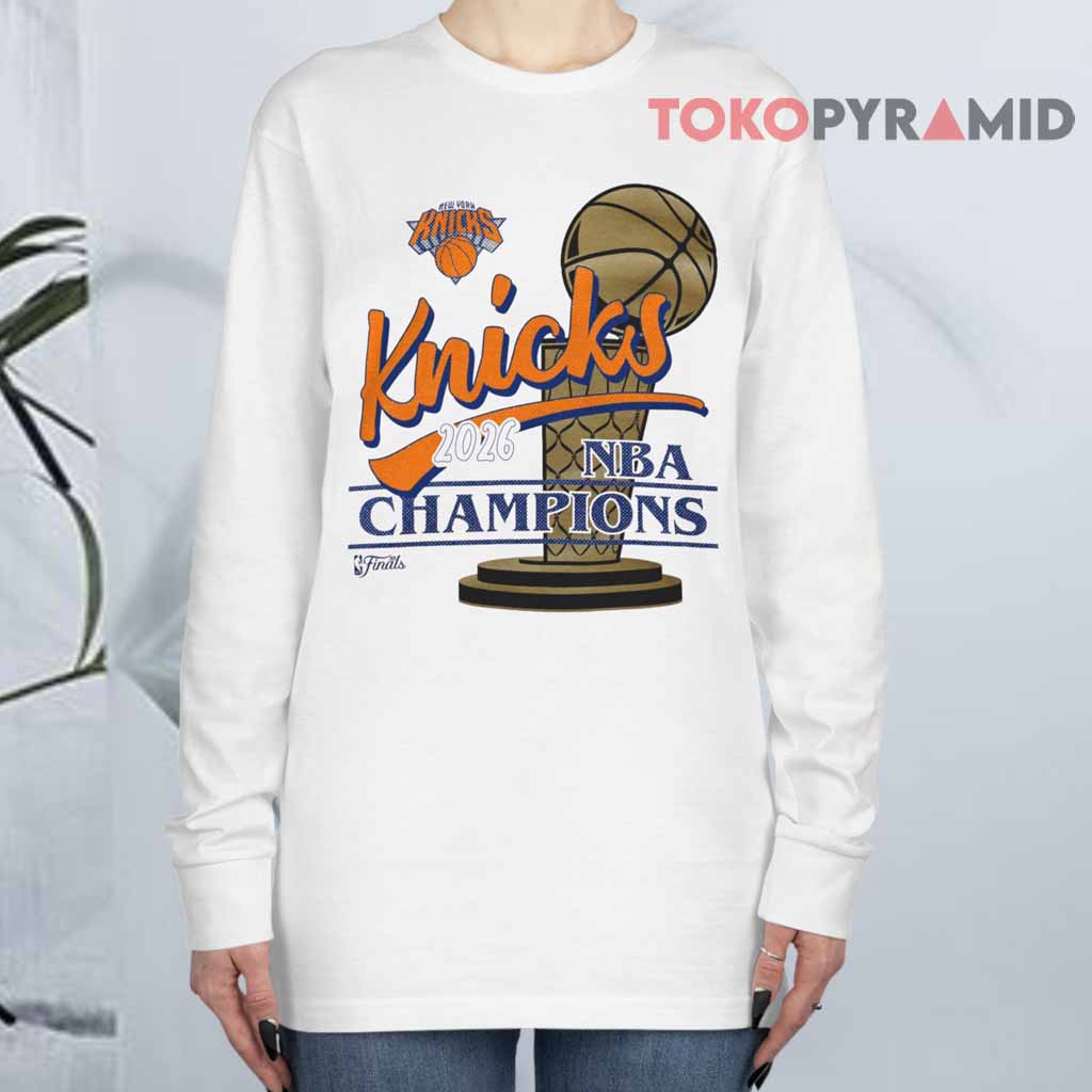 New York Knicks Stadium 2026 NBA Finals Champions Long sleeved New York Knicks Stadium 2026 NBA Finals Champions Long sleeved
