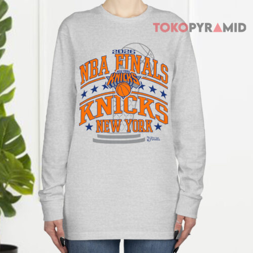 New York Knicks Stadium Essentials Cream 2026 Nba Finals No Regrets Urban Long sleeved
