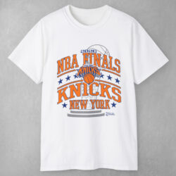 New York Knicks Stadium Essentials Cream 2026 Nba Finals No Regrets Urban T shirt