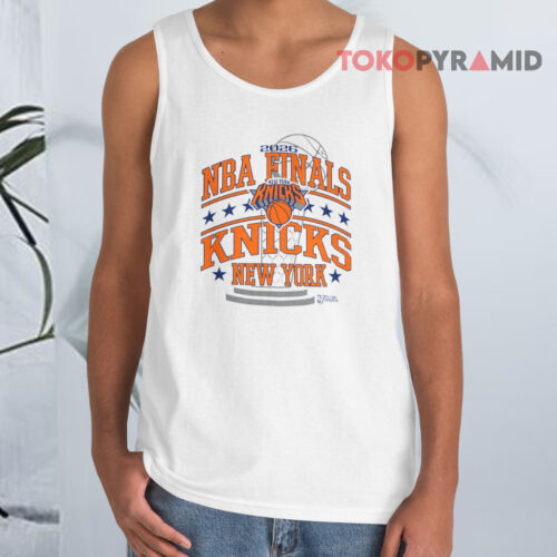 New York Knicks Stadium Essentials Cream 2026 Nba Finals No Regrets Urban Tank Top