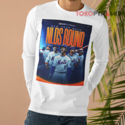 New York Mets Are NLDS Bound MLB 2024 Poster Shirt 2 New York Mets Are Nlds Bound Mlb 2024 Poster Long sleeved