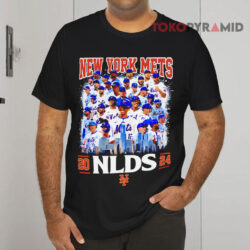 New York Mets Team Nlcs 2024 Black T shirt