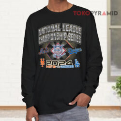 New York Mets Vs Los Angeles Dodgers 2024 NLCS Matchup Franklin Shirt 4 New York Mets Vs Los Angeles Dodgers 2024 Nlcs Matchup Franklin Long sleeved