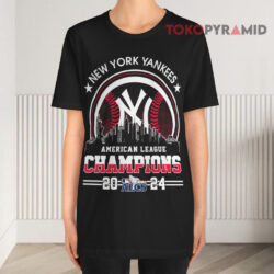 New York Yankees American League Champions 2024 Alcs Black T shirt