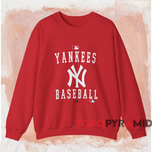 New York Yankees Baseball Club Shirt Red Sweatshirt New York Yankees Baseball Club Shirt Red Sweatshirt