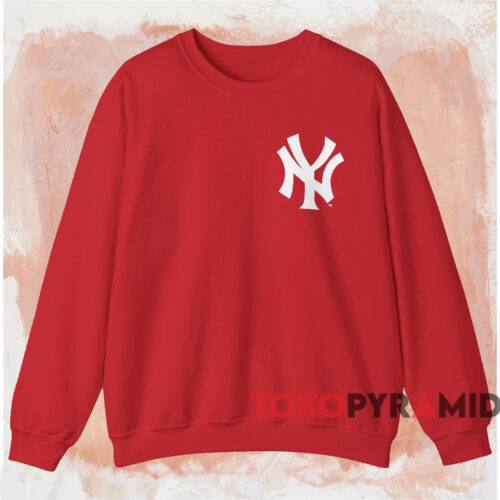 New York Yankees Classic Logo Shirt Red Sweatshirt