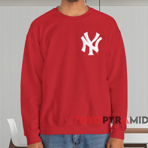 New York Yankees Classic Logo Shirt Red Sweatshirt New York Yankees Classic Logo Shirt Red Sweatshirt