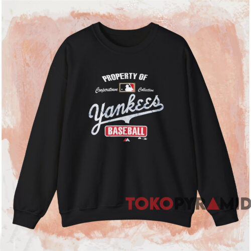 New York Yankees Cooperstown Property Of Shirt Black Sweatshirt New York Yankees Cooperstown Property Of Shirt Black Sweatshirt