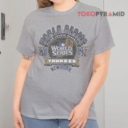 New York Yankees Mlb 2024 World Series Franklin Grey T shirt