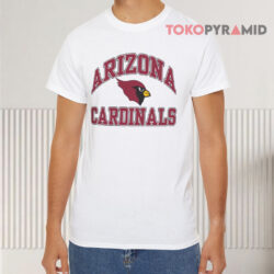 Nfl Arizona Cardinals Logo Football White T shirt