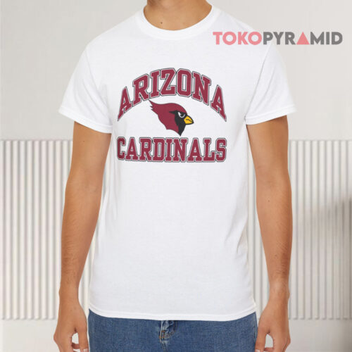 Nfl Arizona Cardinals Logo Football White T shirt