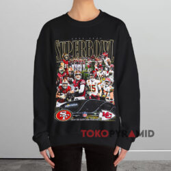 NFL Chiefs Vs 49ers Super Bowl 2024 Shirt 3 Nfl Chiefs Vs 49ers Super Bowl Lviii Black Sweatshirt