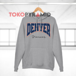 NFL Denver Broncos Football Shirt 4 Nfl Denver Broncos Football Grey Hoodie