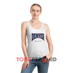 Nfl Denver Broncos Football White Tank Top