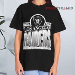 Nfl Los Angeles Raiders Football Club Black T shirt