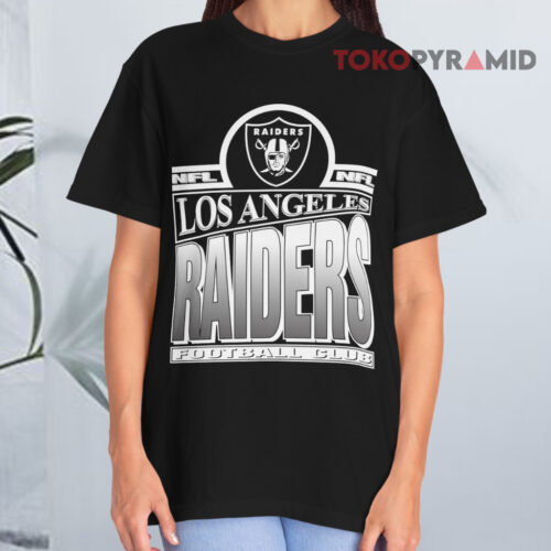 Nfl Los Angeles Raiders Football Club Black T shirt