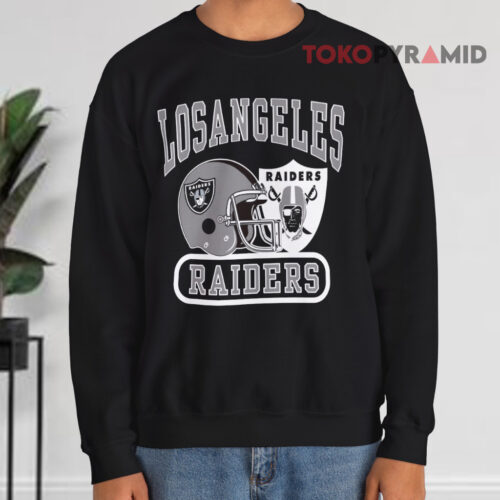 Nfl Los Angeles Raiders Logo Helmet Long sleeved