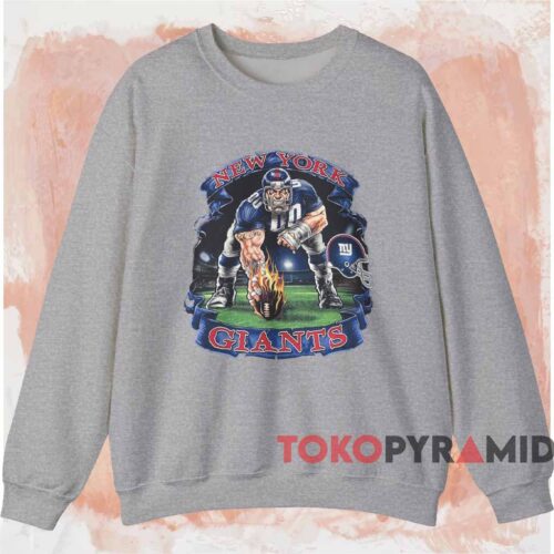 Nfl New York Giants Graphic Shirt Grey Sweatshirt