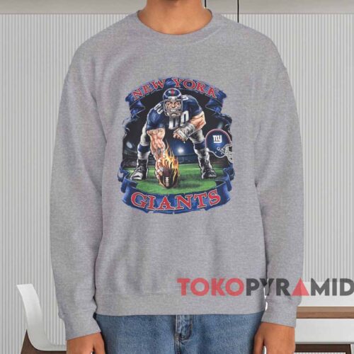 Nfl New York Giants Graphic Shirt Grey Sweatshirt