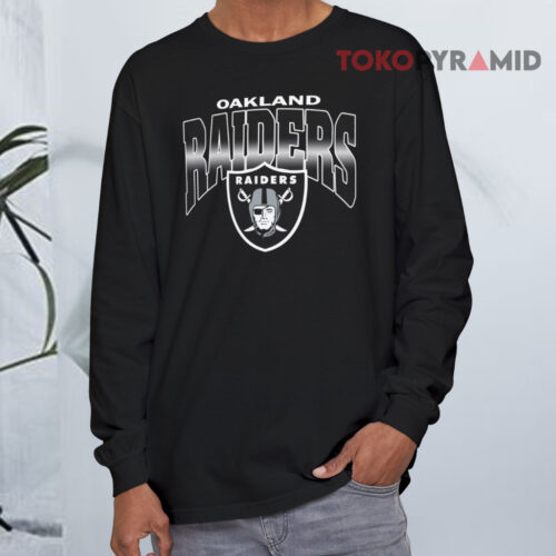 Nfl Oakland Raiders Logo Long sleeved