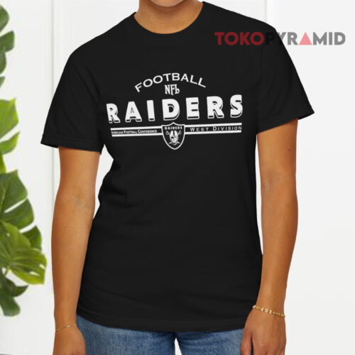 Nfl Oakland Raiders Nfc West Division Black T shirt