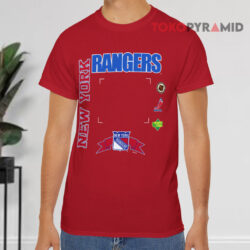 Nhl Hockey New York Rangers Vintage Red T shirt