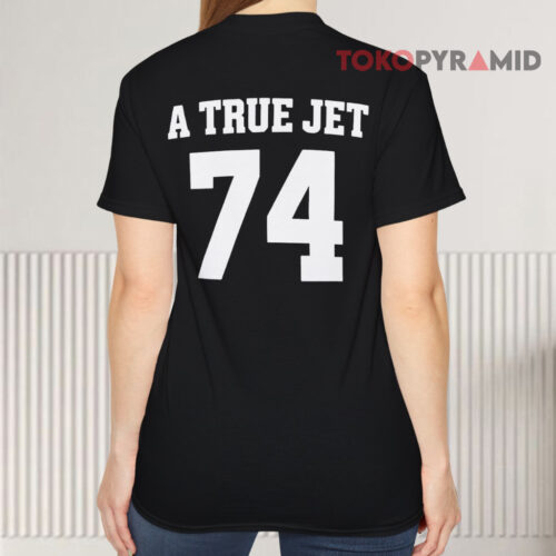 Nick Mangold A True Jet 74 T shirt Back