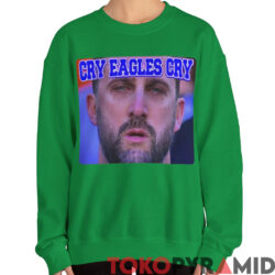 Nick Sirianni Cry Eagles Cry Shirt Philadelphia Eagles Coach 2 Nick Sirianni Cry Eagles Cry Shirt Philadelphia Eagles Coach Crying Meme
