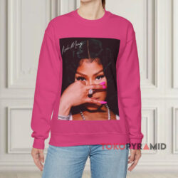 Nicki Minaj Tour 2024 Pink Sweatshirt