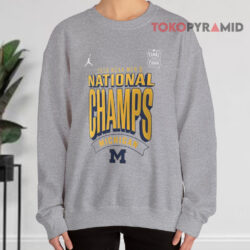 Nike Michigan Wolverines 2026 NCAA Basketball National Champions Shirt 3 Nike Michigan Wolverines 2026 Ncaa Basketball National Champions Sweatshirt