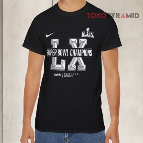 Nike Seattle Seahawks Super Bowl Lx Champions Sacrifice Black T shirt