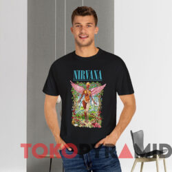 Nirvana In Utero Forest T shirt Black T shirt