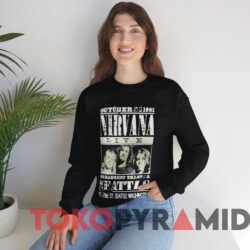 Nirvana Live At Paramount Theatre T-Shirt 2 Nirvana Live At Paramount Theatre T shirt Black Sweatshirt