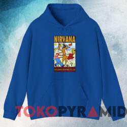 Nirvana Live in Astro Arena Houston T-shirt 3 Nirvana Live In Astro Arena Houston T shirt Blue Hoodie