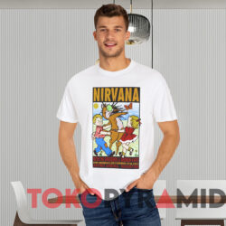 Nirvana Live In Astro Arena Houston T shirt White T shirt