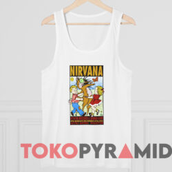 Nirvana Live in Astro Arena Houston T-shirt 4 Nirvana Live In Astro Arena Houston T shirt White TankTop
