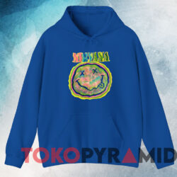 Nirvana Trippy Logo T-shirt 3 Nirvana Trippy Logo T shirt Blue Hoodie