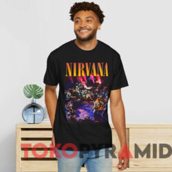 Nirvana Unplugged In New York T shirt Black T shirt