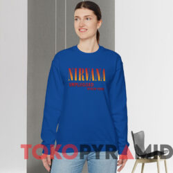 Nirvana Unplugged In New York T-shirt 2 Nirvana Unplugged In New York T shirt Blue Sweatshirt