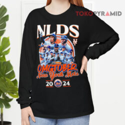 NLCS 2024 OMGTOBER New York Mets Shirt 4 Nlcs 2024 Omgtober New York Mets Long sleeved