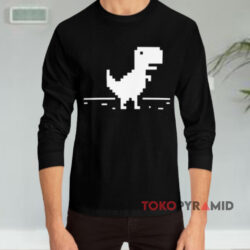 No Connection Dinosaur Black Long sleeved