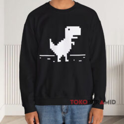 No Connection Dinosaur Black Sweatshirt