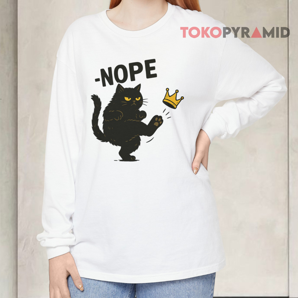 No Kings In America Black Cat Long sleeved No Kings In America Black Cat Long sleeved