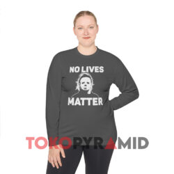 No Lives Matter Michael Myers Grey Long sleeved