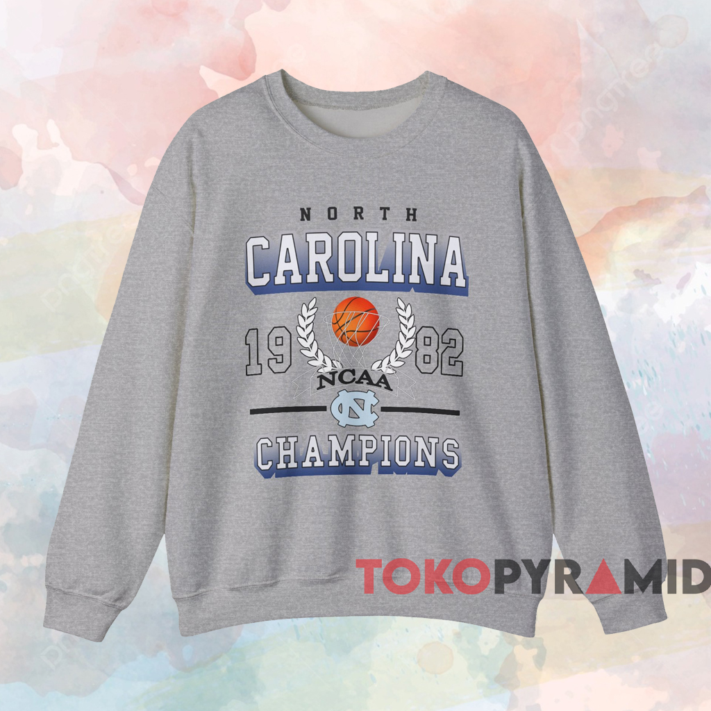 North Carolina 1982 Champions Shirt Grey Sweatshirt North Carolina 1982 Champions Shirt Grey Sweatshirt