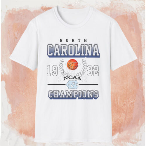 North Carolina 1982 Champions Shirt White T shirt North Carolina 1982 Champions Shirt White T shirt
