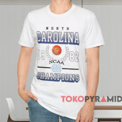 North Carolina 1982 Champions Shirt White T shirt