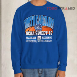North Carolina Tar Heels Ncaa Sweet 16 Sweatshirt