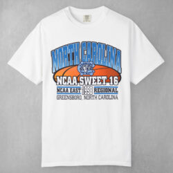 North Carolina Tar Heels Ncaa Sweet 16 T shirt